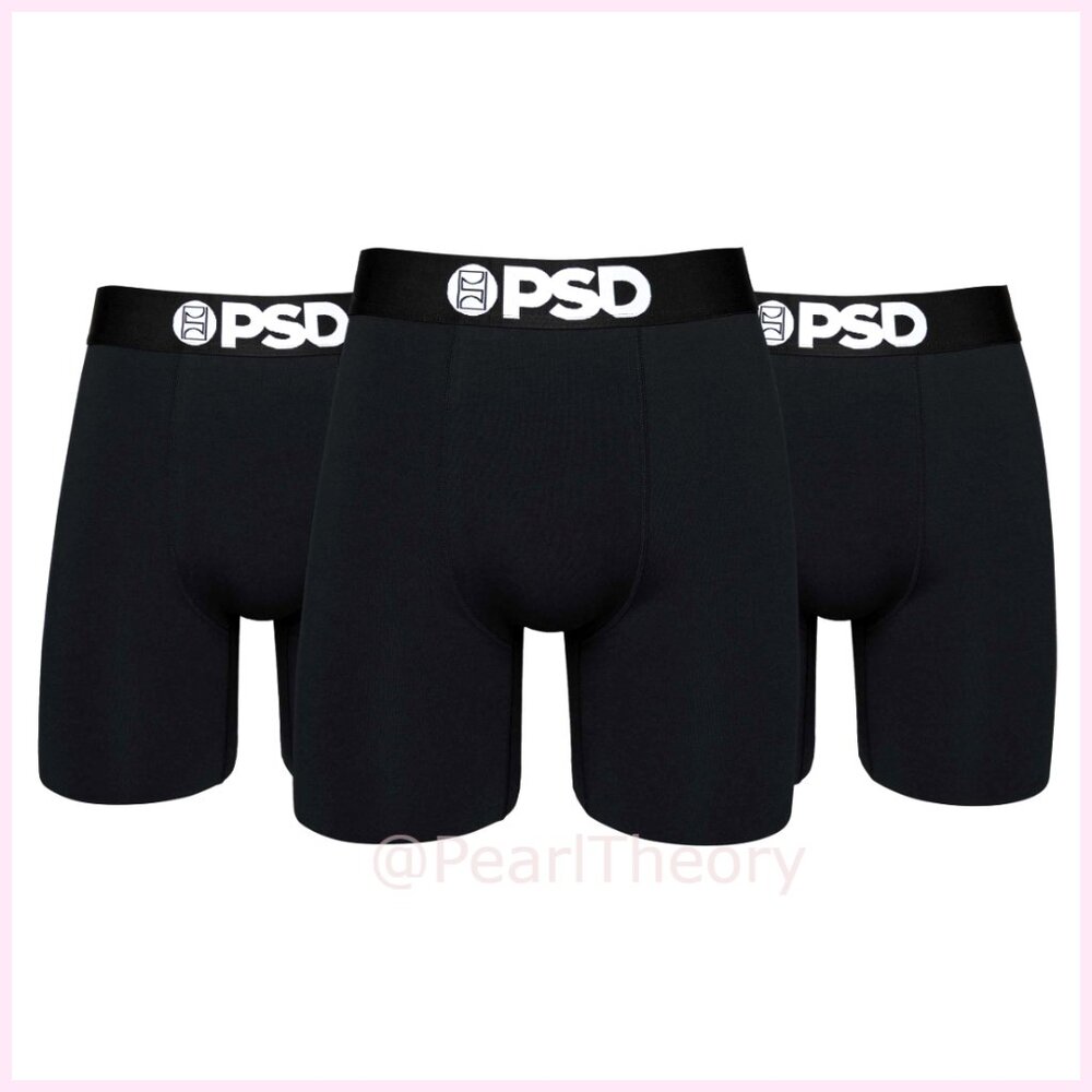 Men's Boxer Briefs 3-Pack, 95% Cotton 5% Elastane, 7-Inch Inseam